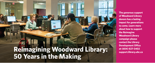 Students in Woodward library